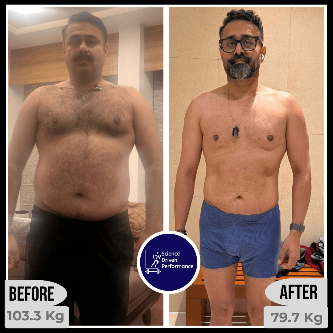 Amardeep transformation: 104 kg to 78 kg